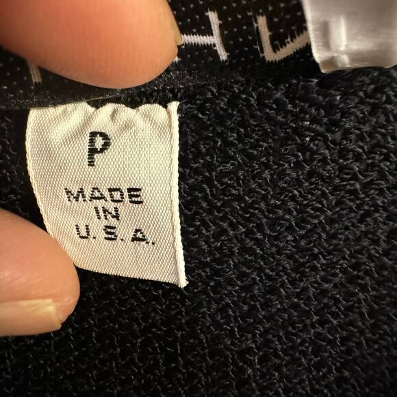 Vintage St. John Sweater Black Ivory USA Made Academia Career Size Small - Picture 6 of 8